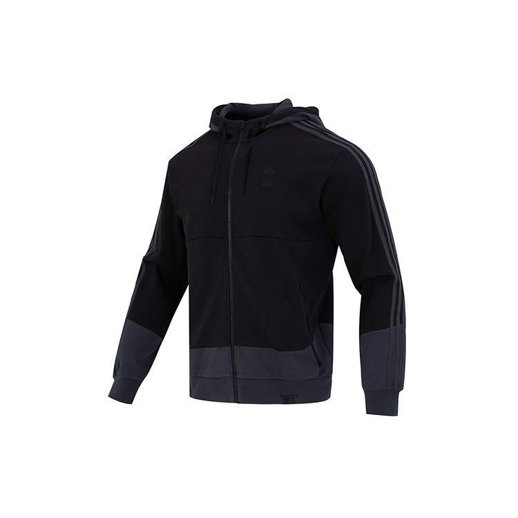 Adidas Jackets Men's Black Hooded Moderate Other IA6962