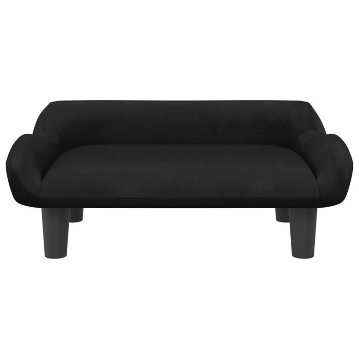 VidaXL Children's Sofa Black 70x40x24 Cm Velvet, Mini Sofa, Mini Sofa Chair, Mini Sofa for Children, Sofa of 3196353