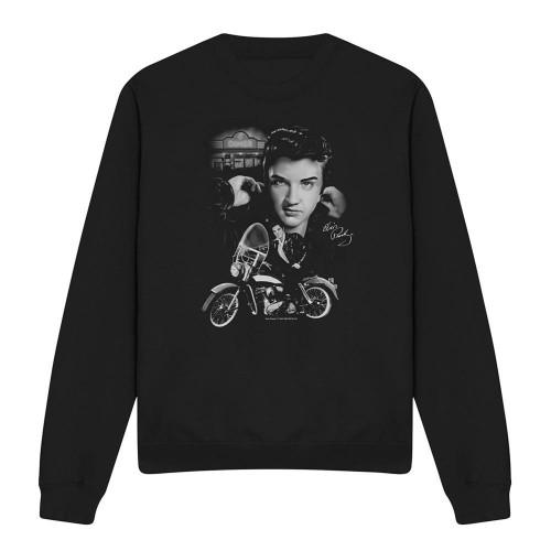 Elvis Presley Unisex Adult The King Rides Again Sweatshirt