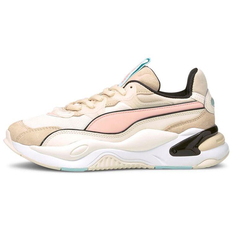 Puma Rs-2K Fabric Sports Low-Top Lifestyle Shoes Women Sneaker Khaki Pink 375134-01