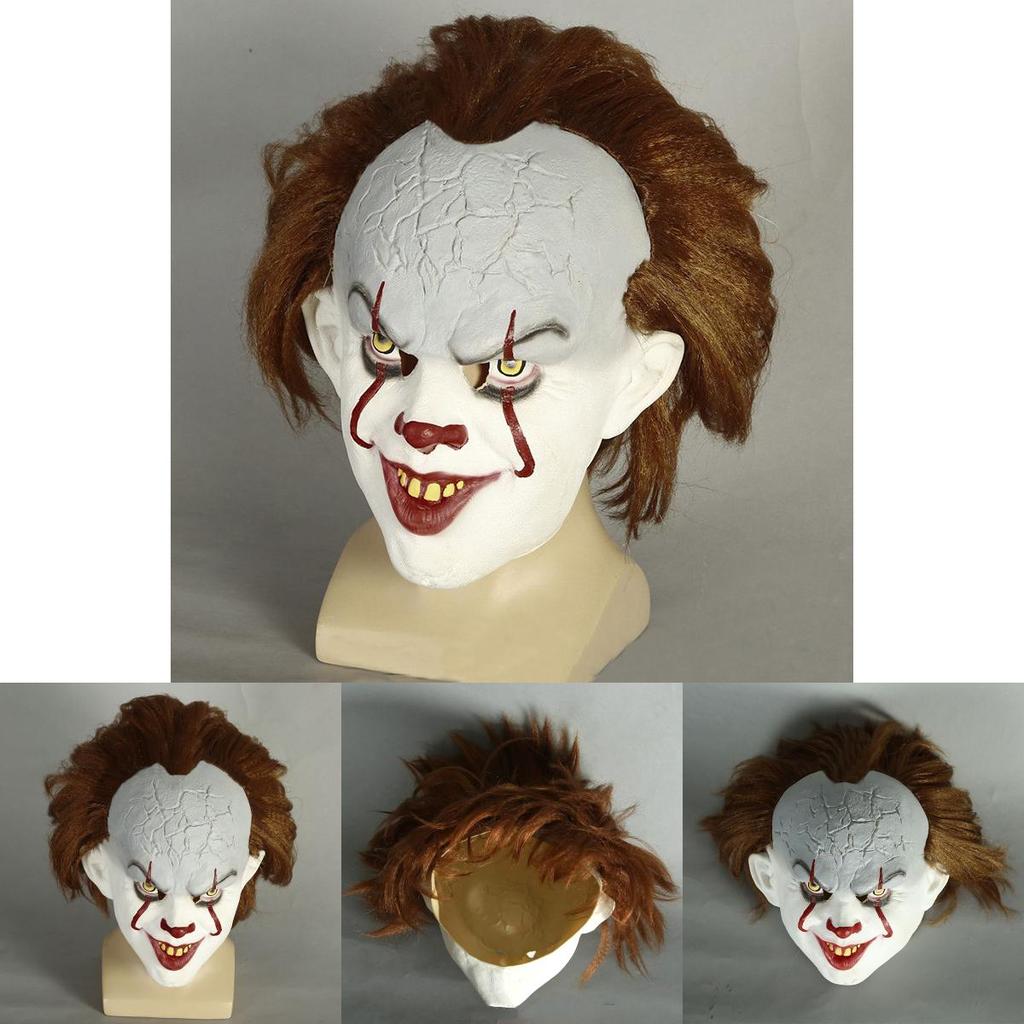 Máscara de Látex Auténtica de Pennywise de Stephen King Perfecta Para Halloween Eventos de Cosplay