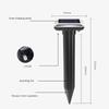 Solar Powered Rodent Repellent Buzzing Vibration Plug and Play Ultrasonic Rodent Repellent Outdoor Snake Repellent