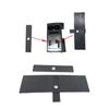 2PCS Gear Shift Panel Dust Cover Shift Lever Panel Trim Strip Rubber For Mitsubishi Pajero Montero V93 V97 V98 8015A066 8015A065