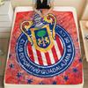 Club Deportivo Guadalajara  Print Flannel Blanket, High Quality Comfortable for All Seasons, Home Decor, Warmth and Comfort