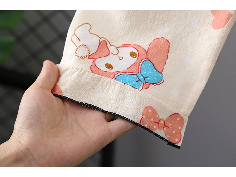 Cross-Border Girls' Cotton Cartoon Pajama Set - Long Sleeve Princess Homewear for Spring and Autumn.