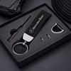 CQQ1 1pcs Leather Car Styling Badge Pendant 4s Shop Gifts Auto keychain For Mercedes Benz W211 W203 W204 W210 W124 AMG W202 CLA W212
