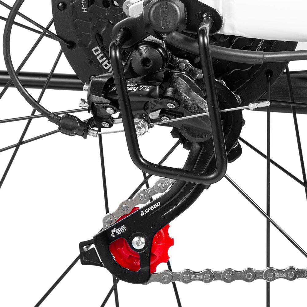 Shengmilo MX06 500W elektrokolo, 48V 17,5Ah baterie, 26" tlusté pneumatiky, hydraulické brzdy, 7 rychlostí, 25 km/h, terén pro horské a městské jízdy