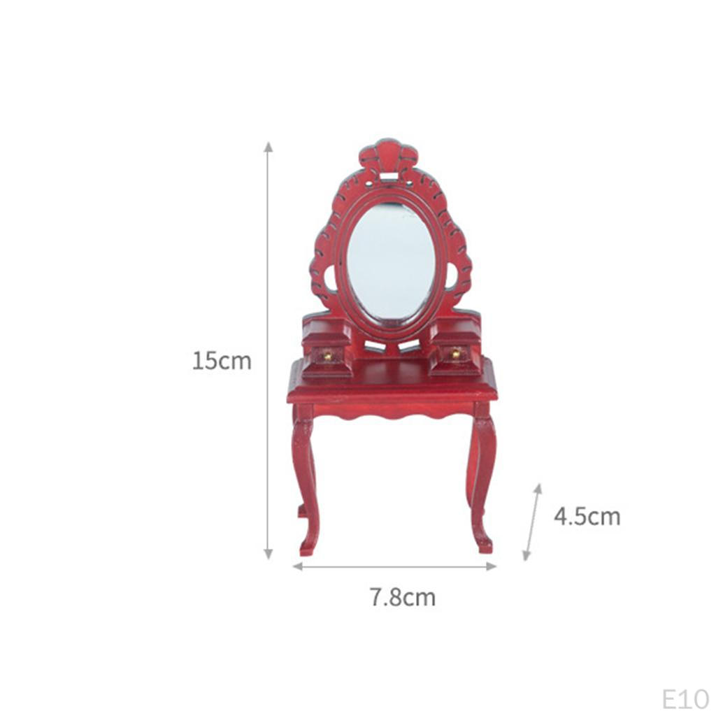 /12 Doll Table Mini Model BJD Tiny Living Room Decoration Birthday Gifts