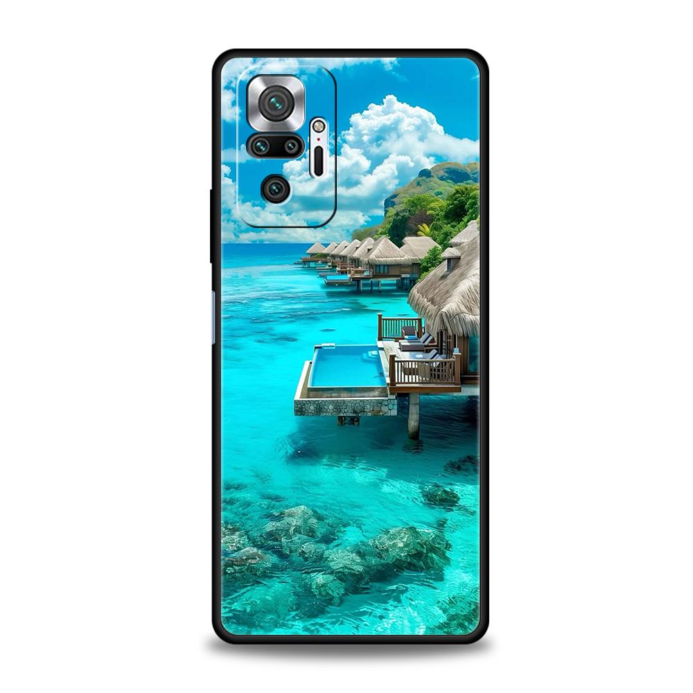 Maldives Passport Phone Case For Xiaomi Redmi Note 14 5G 13 12 10 11 Pro Plus 4G 14C 13C 12C 10C 9C Soft TPU Cover