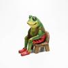 Frog Ornaments Garden Decoration Ornaments Balcony Courtyard Cute Home Decor On Desk Pastoral Ornaments Thinking Frog
