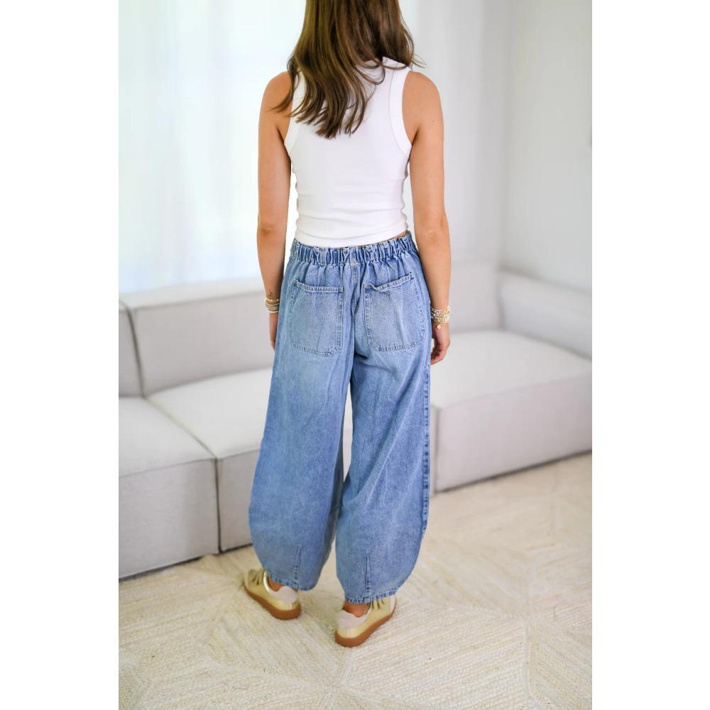 IHUASU Spring Street Hipster Casual Jeans für Damen Hosen