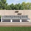 Palettenkissen - Maison Exclusive 7er-Set - Grau - 100 % Polyester - Wasserdicht