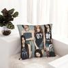 Kpop Style Babymonsters Group Pillowcase Printing Polyester Cushion Cover Decoration Pillow Case Cover Home 45X45Cm