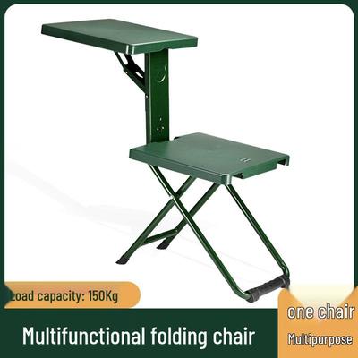 Portable Folding Camp Stool - Multifunctional Outdoor Chair for Study, Writing, Camping, and Fishing