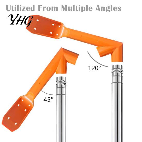 Roof Eaves Debris Removal No-Climb Gutter Cleaning Tool, Ground-Level Cleaner with 45-Degree & 120-Degree Multi-Angle Head, Home Exterior Supplies