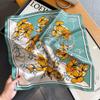 1116 New Silk Silk Scarf Women's Hangzhou Silk Mulberry Silk Spring and Autumn Foreign Style Small Square Scarf Elegant Scarf Wholesale
