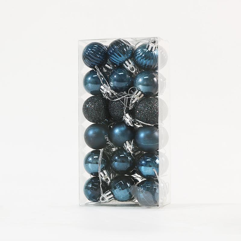 1 Box Weihnachtskugeln Christbaumschmuck Kugel Weihnachten Hängende Baumanhänger Heimpartydeko 2025 Neujahrsgeschenk Noel Navidad