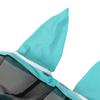 Mesh Horse Fly Mask Elastic UV Protection Detachable Breathable Horse Fly Mask with Ears for Horses Blue Green L
