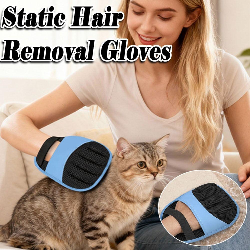 Reusable Pet Static Hair Removal Gloves Hair Removal Multifunctional Pet Hair Remover Brush Hair Removal Gloves