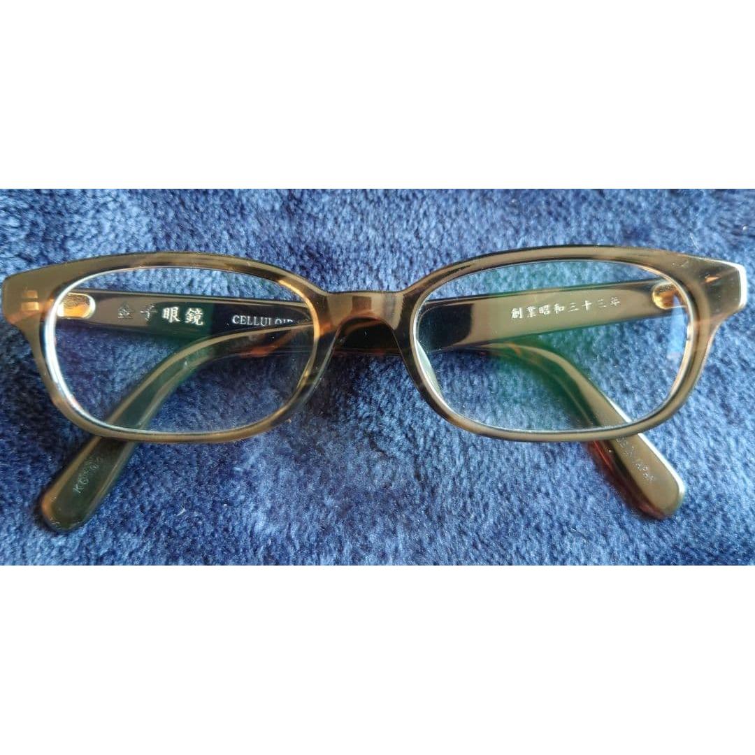 Used Kaneko Glasses KC-04 CELLULOID BLS (Blue Sasa)