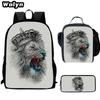 Lion King Schoolbag High Definition Printing Multi-Function Cross-Border Burden Reduction Large Capacity Backpack