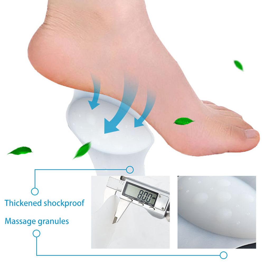 Tcare 1 Paar Fußgewölbe-Stützbandage - Rutschfeste Sohle Fußgewölbestütze Plantarfasziitis Fersenschmerzhilfe Fußpflege Stoßdämpfendes Kissen
