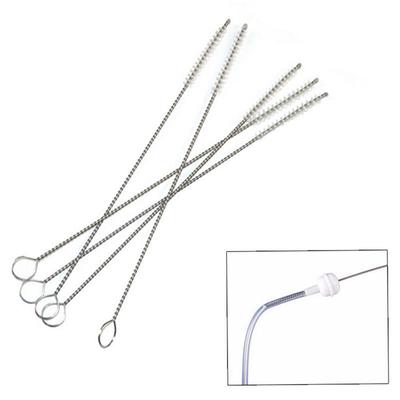 1 szt. Stal nierdzewna Nylonowy czyścik do czyszczenia słomek Słomki do picia 17 cm Szczotka