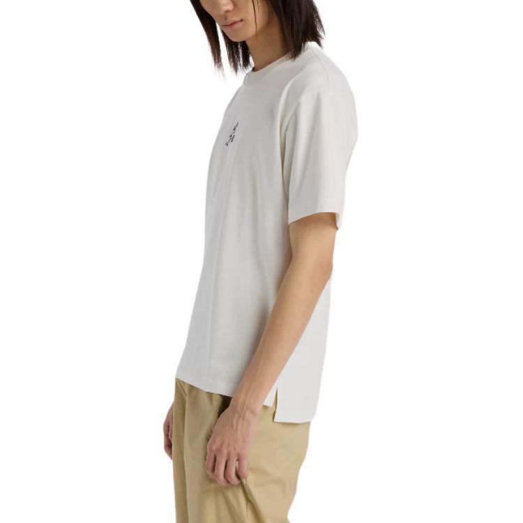 New Balance SS25 Baseball Crew Neck T Shirt Unisex White MT43739-SST