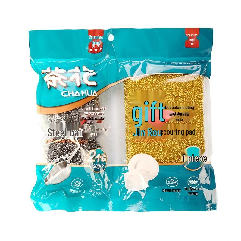 Chahua Steel Wool & Scouring Pad Combo