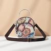 Bestickte Tasche, Damen Retro Ethno-Stil Tasche, Hand-Crossbody Kleine Tasche mit großer Kapazität, Reise-Ein-Schulter-Tasche