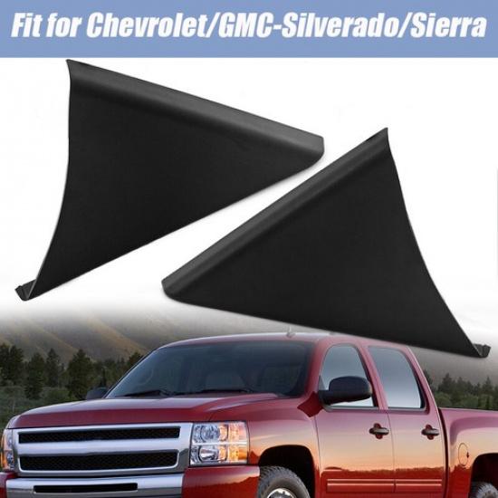 Пара треугольных накладок на внутреннее зеркало для Chevy Silverado GMC 2007-2014