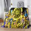 3D Retro Saint Seiya Anime Cartoon Flanelldecke Weich Gemütlich Sofa Bett Reise Decke Kinder Geburtstagsgeschenk
