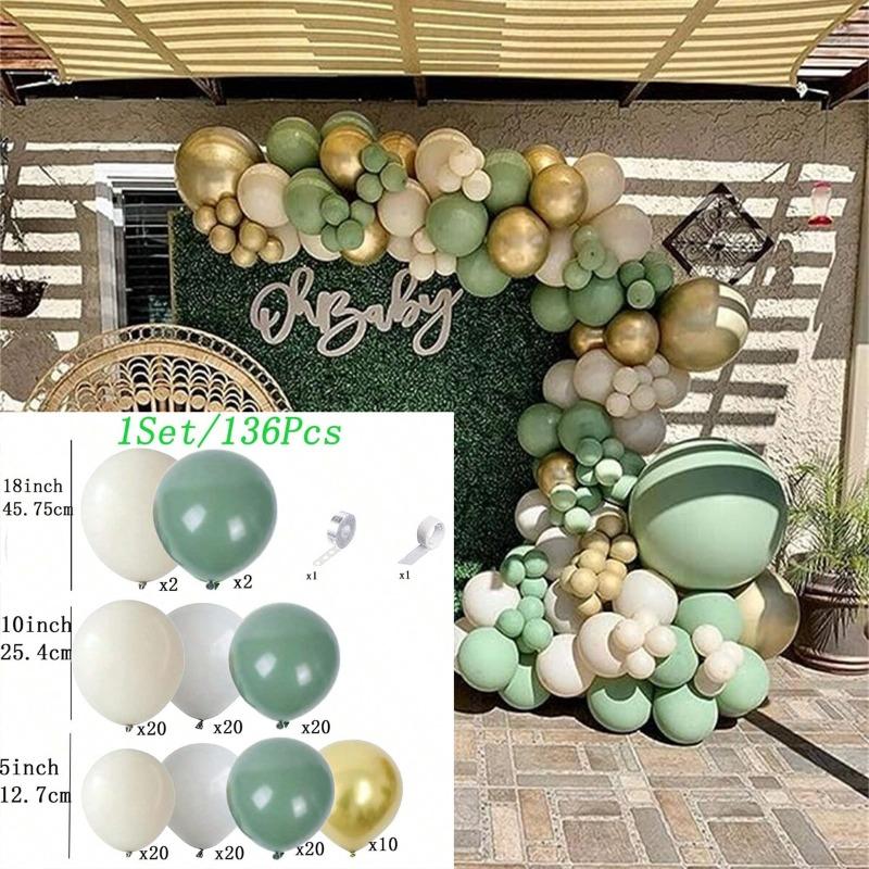 Balloon Party Birthday Wedding Balloon Set Decoration Scene Arrangement Background Wall Balloon Chain