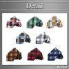 [Buzz Selection] Men's Checkered Necktie, BusinessCasual Style, Washable, Polyester, AC420 (Red)