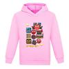 Hot Sale Kids Sweatshirts Red Ball 4 Print Cartoon Children Hoodies Fashion Baby Pullover Casual Outwear Tops Girls Boys Clothes