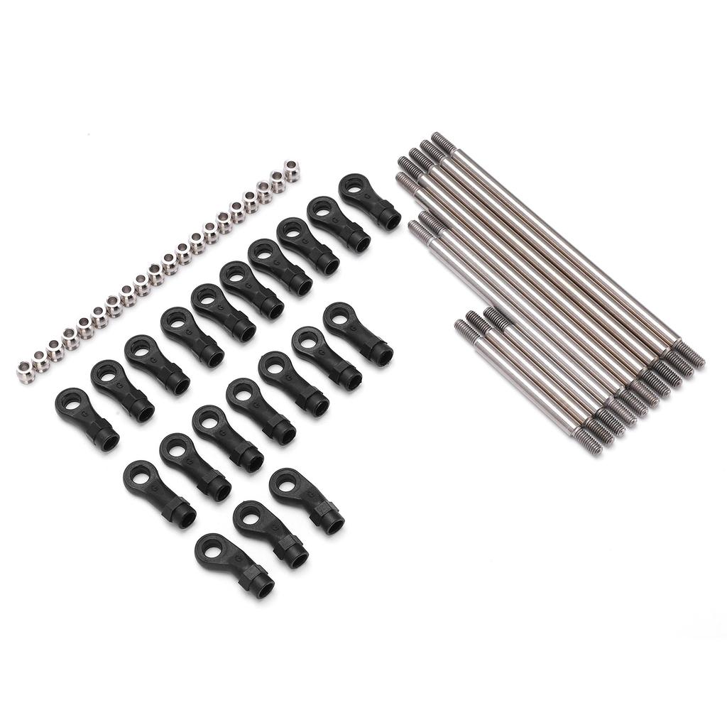 RC Metal Link Tie Rod Pull Rod with End Ball Set for Traxxas TRX4 324mm Wheelbase 110 RC Car