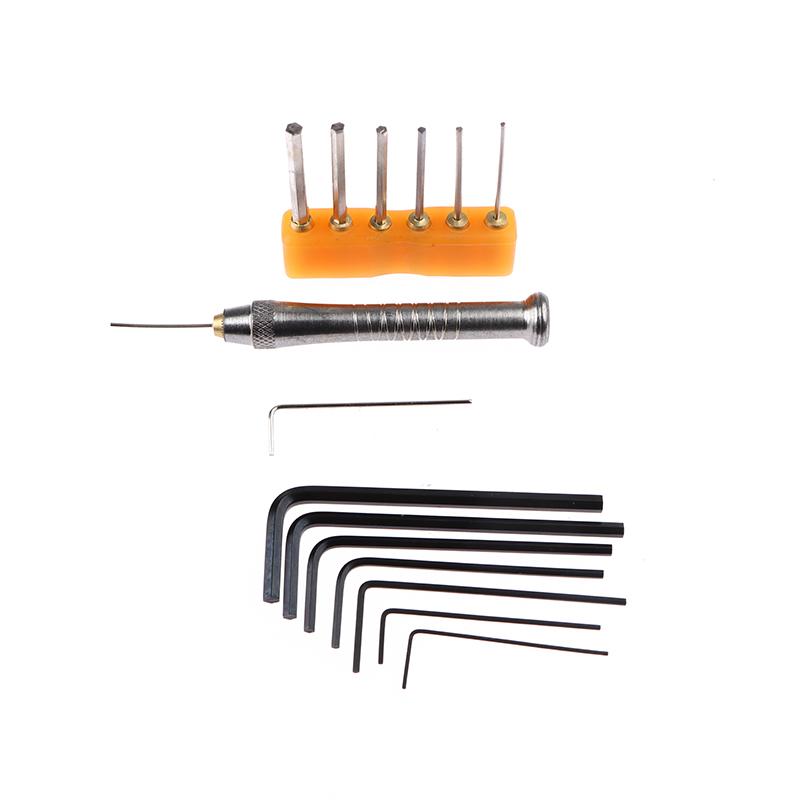7Pcs/Set Alloy Steel Hexagon Wrench Hexagon Key Allen Wrench Hand Repair Tools 0.7Mm/0.9Mm/1.3Mm/1.5Mm/2Mm/2.5Mm/3Mm