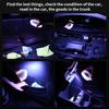 Car LED reading light Interior light Trunk light Car mounted ceiling Indoor and rear interior touch lighting