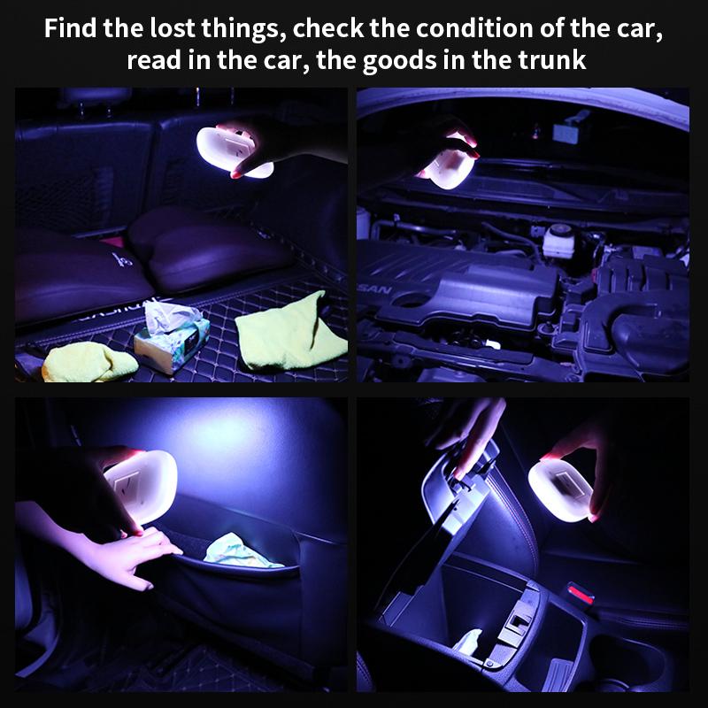 Car LED reading light Interior light Trunk light Car mounted ceiling Indoor and rear interior touch lighting