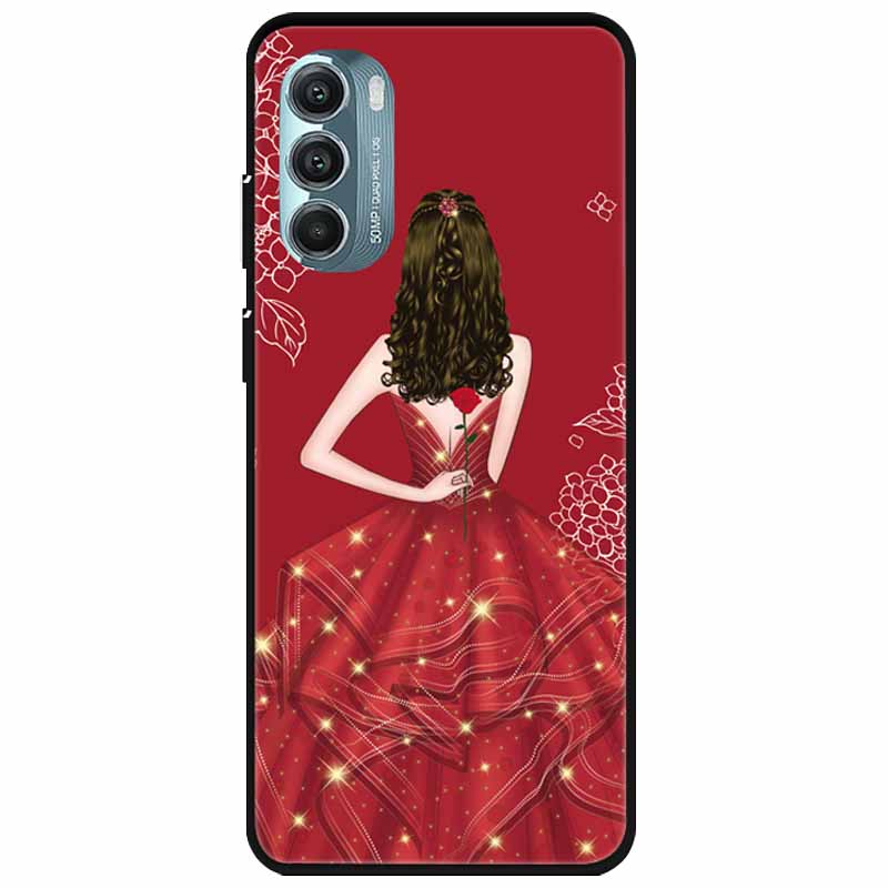 For Moto Edge 2022 Case Silicone Luxury Cartoon TPU Bumper For Motorola Edge (2022) Soft Phone Cover Shell on for MotoEdge Dog