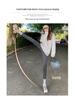 High-Waist Seamless Barbie Yoga Pants for Women - Thin Summer Cropped Pants for Fitness, Spring/Autumn Wear