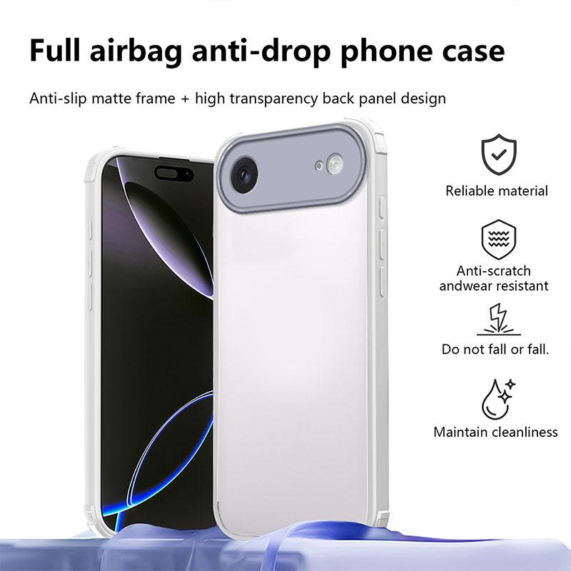 Shockproof Case For Iphone 17 Air Hard Back Cover For Iphone 17 AIR TPU + PC Bumper Protective Clear Capa Iphone17air Coque