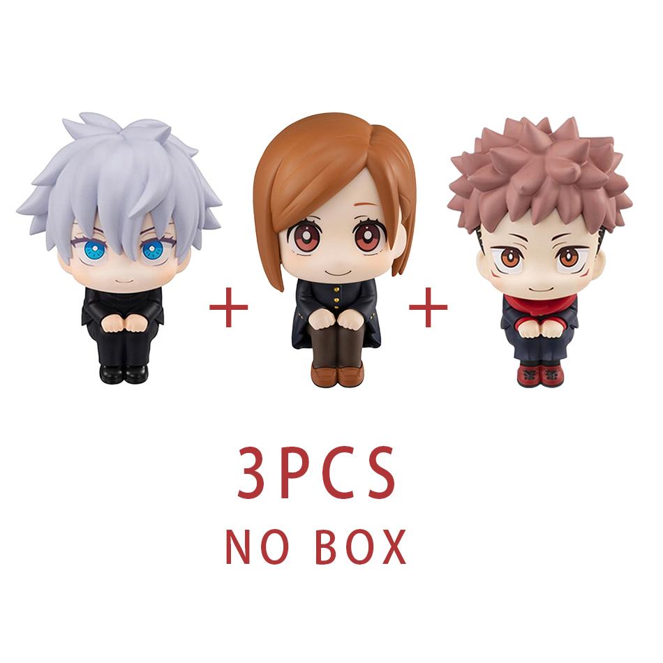 7-9cm Anime Jujutsu Kaisen Figur Itadori Yuji Gojo Satori Fushiguro Megumi Kugisaki Kawaii Spielzeug Auto Dekoration PVC Modell Geschenk