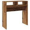 Console Table with Rustic Wood Look 78 x 30 x 80 cm Particleboard