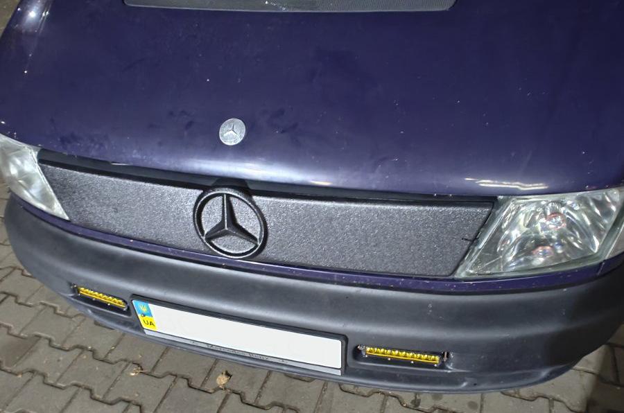 Зимняя накладка на решетку Матовая для Mercedes Vito W638 1996-2003 гг