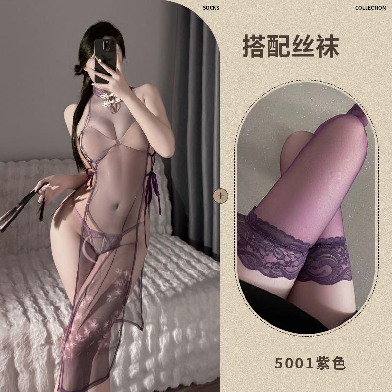 Sex Underwear Women's Suit Transparent Lace Uniform Temptation Cosplay Perspective Suit