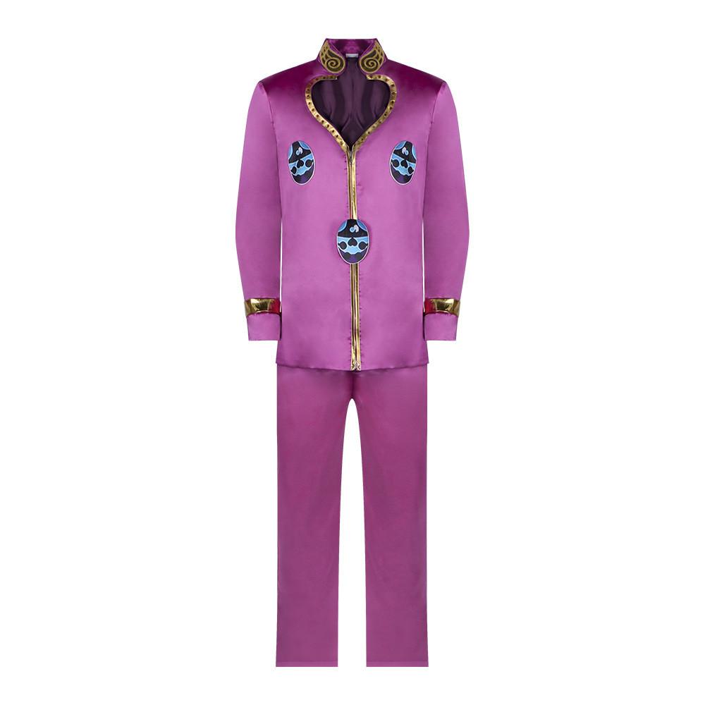 Kostým Giorno Giovanna z Jojo's Bizarre Adventure pro muže z polyesterové látky pro anime cosplay a vystoupení