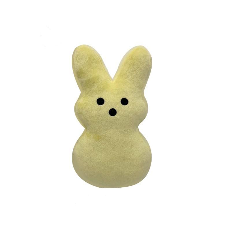 

Born Just Peeps Easter Bunny Plush Rabbit Yellow Blue Soft Marshmallow Stuffed Yellow,10cm/3.9in