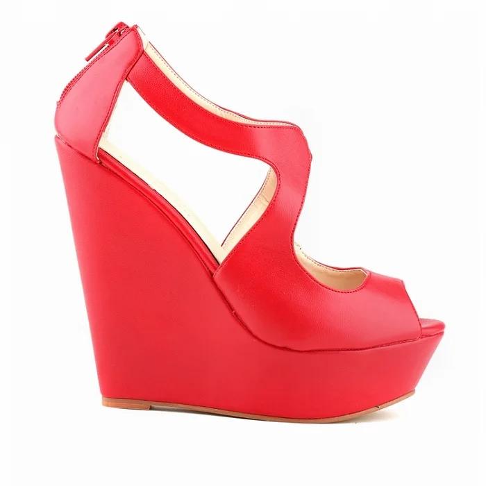 Divatos ékes szandálok Női nyári hétköznapi nyitott orrú platform magas sarkú gladiátor papucs Női parti ruhacipők Nagy méret