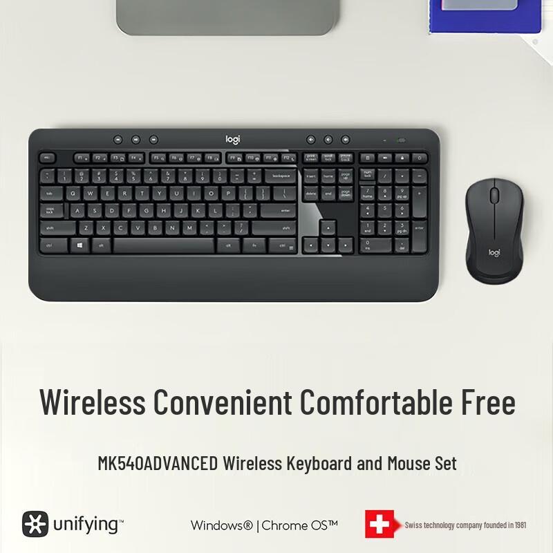 Logitech MK540 Wireless Keyboard and Mouse Combo